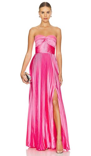 Stef Pleated Gown in . Size 00, 12, 2, 4, 8 - AMUR - Modalova