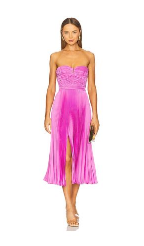 Vestido midi strapless de harden harden en color rosado talla 10 en - Pink. Talla 10 (también en 2, 4) - AMUR - Modalova