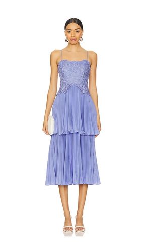 Esmae Laser Cut Floral Dress in Lavender. - size 4 (also in 6) - AMUR - Modalova