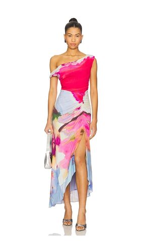 Ella Printed Jersey Dress in Pink. - size 00 (also in 12) - AMUR - Modalova
