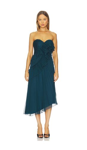 Caitlyn Midi Dress in Teal. - size 0 (also in 10, 2, 4, 6, 8) - AMUR - Modalova