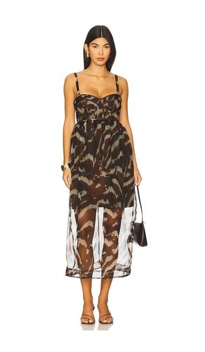 Zarina Bustier Maxi Dress in Brown. - size 0 (also in 4, 6) - AMUR - Modalova