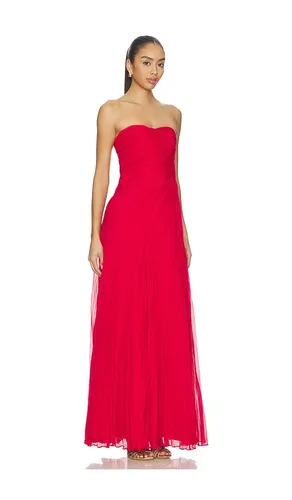 Elea Asymmetrical Pleated Gown in . Size 0. Also in 12, 2, 4 - AMUR - Modalova