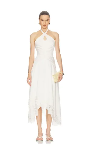Romee Embroidered Maxi Dress in White. - size 10 (also in 8) - AMUR - Modalova