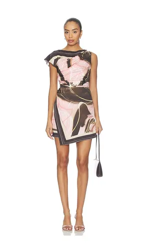 Jovie Asymmetrical Mini Dress in . Taglia 0. Also in 2, 4, 6 - AMUR - Modalova