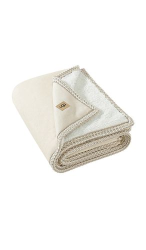 Kirkwood uggbraid throw blanket in color cream size all - UGG Home - Modalova