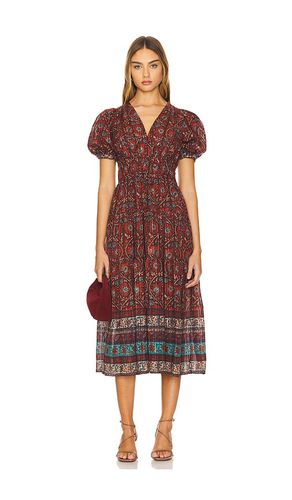 Vestido midi ilana en color burgundy talla 12 en - Burgundy. Talla 12 (también en 2, 4, 6, 8) - Ulla Johnson - Modalova