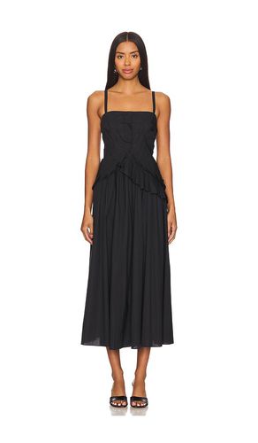 Vestido midi joephine en color negro talla 0 en - Black. Talla 0 (también en 12, 2, 4, 6, 8) - Ulla Johnson - Modalova