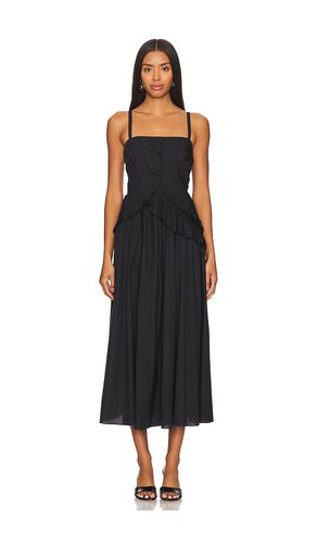 Vestido midi joephine en color negro talla 0 en - Black. Talla 0 (también en 2, 4, 8) - Ulla Johnson - Modalova