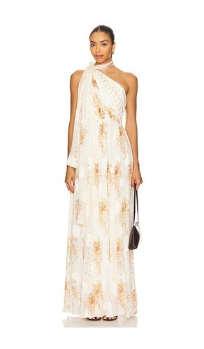 Angelique Draped Scarf Gown in Cream. - size 10 (also in 8) - Ulla Johnson - Modalova
