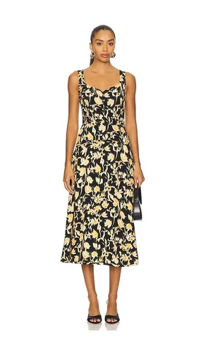 Vivi Sweetheart Midi Dress in Tan. - size 10 (also in 8) - Ulla Johnson - Modalova