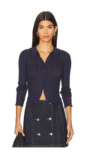 Lottie Knit Cardigan in Navy. - size L (also in S, XL, XS) - Ulla Johnson - Modalova