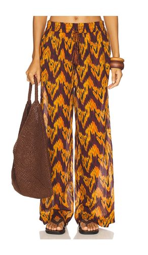 Azra Wide Leg Pant Coverup in Orange. - size L (also in M, S, XL, XS) - Ulla Johnson - Modalova