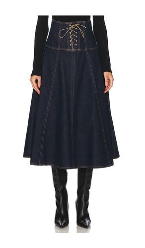 Estelle Skirt in Blue. - size 0 (also in 4, 6, 8) - Ulla Johnson - Modalova