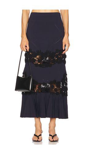 Madeline Knit Maxi Skirt in Navy. - size L (also in M, S, XL, XS) - Ulla Johnson - Modalova