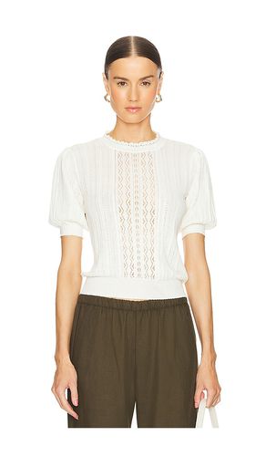 Gemma top en color ivory talla L en - Ivory. Talla L (también en M, S, XL) - Ulla Johnson - Modalova