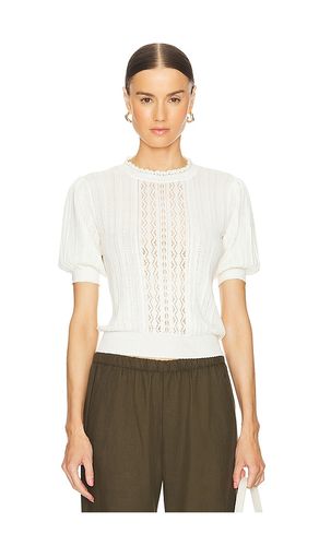 Gemma top en color ivory talla L en - Ivory. Talla L (también en S, XL, XS) - Ulla Johnson - Modalova