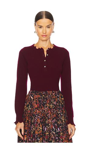 Reese top en color burgundy talla L en - Burgundy. Talla L (también en M, XL, XS) - Ulla Johnson - Modalova