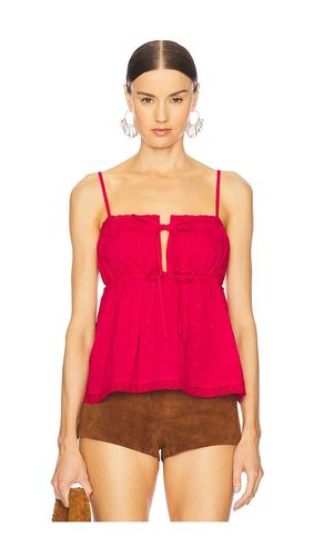 Quinn Top in Red. - size 0 (also in 10, 12, 4, 6, 8) - Ulla Johnson - Modalova