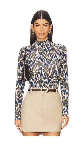 Aurelia Long Sleeve Turtleneck in Blue. - size L (also in M, S, XL, XS) - Ulla Johnson - Modalova