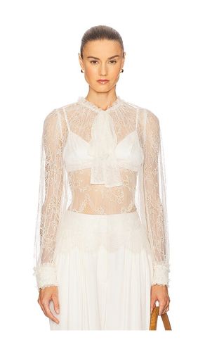 LANGÄRMELIGE BLUSE MIT BINDEVERSCHLUSS AM HALS ILIANA in . Größe 4. Also in 6 - Ulla Johnson - Modalova