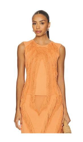 Bonnie Sleeveless Knit Top in Tangerine. - size L (also in M, S, XS) - Ulla Johnson - Modalova