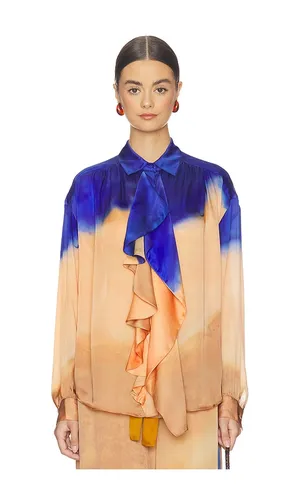 Gesture Long Sleeve Silk Blouse in ,. Size 0. Also in 10, 12, 2, 4, 6 - Ulla Johnson - Modalova