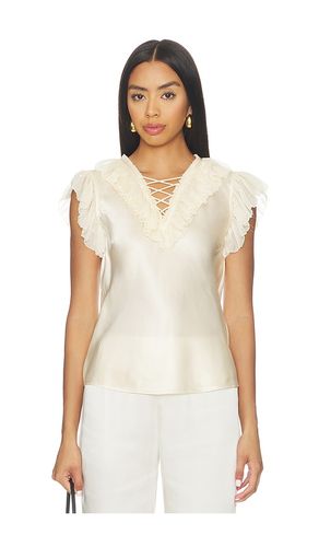 Ilyana Sleeveless Silk Top With Lace Up in . Taglia 0. Also in 00, 10, 12, 2, 4, 6, 8 - Ulla Johnson - Modalova