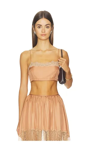 Leiko Lace Bralette in Brown. - size 00 (also in 2, 8) - Ulla Johnson - Modalova
