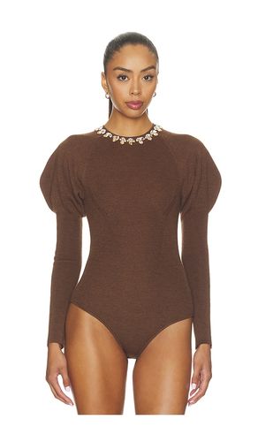 Imara Wool Bodysuit With Embellishments in . Size L. Also in M, P, S - Ulla Johnson - Modalova