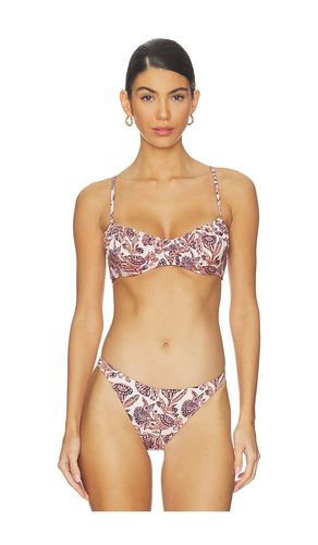 Jaya Bikini Top in Cream,Coral. - size L (also in M, S, XL, XS) - Ulla Johnson - Modalova