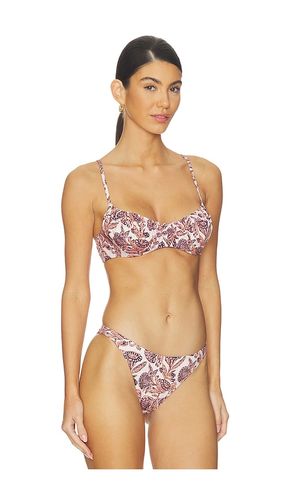 Jaya Bikini Top in Cream,Coral. - size L (also in M, S, XL, XS) - Ulla Johnson - Modalova