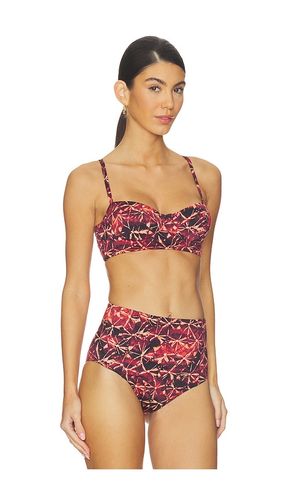 Zahara Bikini Top in Red,Black. - size M (also in S, XL, XS) - Ulla Johnson - Modalova