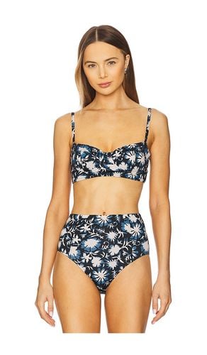 Zahara Bikini Top in Navy. - size L (also in M, S, XL, XS) - Ulla Johnson - Modalova