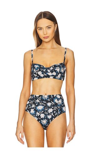 Zahara Bikini Top in Navy. - size L (also in M, S, XS) - Ulla Johnson - Modalova