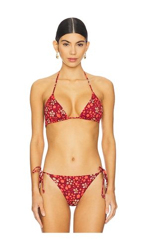 Keaton Bikini Top in Red. - size L (also in M, S, XL, XS) - Ulla Johnson - Modalova
