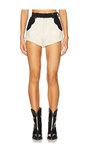 X REVOLVE Love Story Short in Beige. - size L (also in M, S, XL, XS) - Understated Leather - Modalova