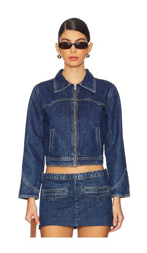 Bandit Jacket in Denim-Dark. - size S (also in XS) - Understated Leather - Modalova