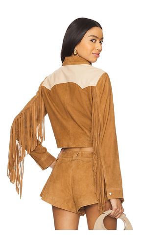 Combo Fringe Jacket in . - size L (also in M) - Understated Leather - Modalova