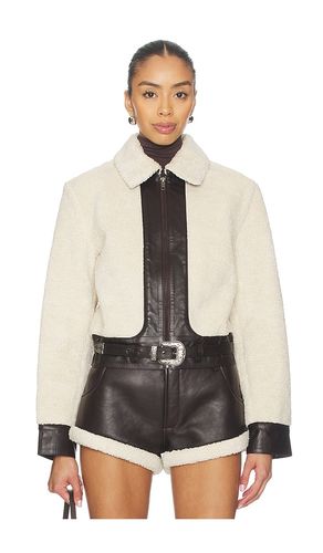 JACKE FAUX SHEARLING LEATHER in . Größe XL. Also in XS - Understated Leather - Modalova