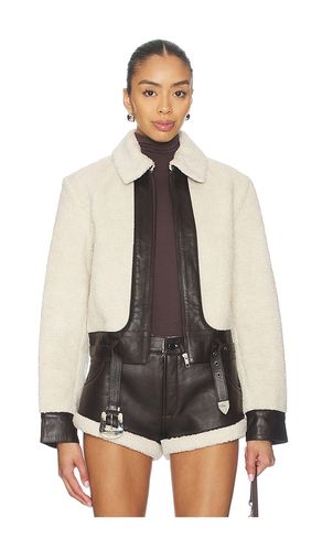 JACKE FAUX SHEARLING LEATHER in . Größe L. Also in XL - Understated Leather - Modalova