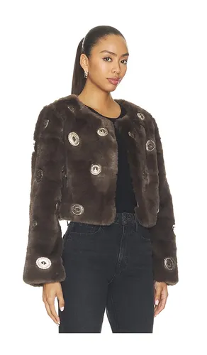 Silver Tongue Coat in Brown. - size XS (also in S, M, L) - Understated Leather - Modalova