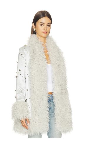 Heart Charm Coat in Metallic . - size S (also in XS, M, L) - Understated Leather - Modalova
