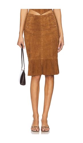 Handkerchief Leather Skirt in . - size L (also in M, S) - Understated Leather - Modalova