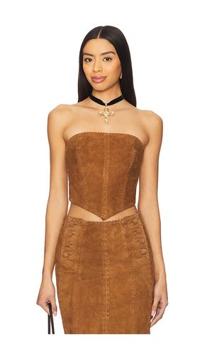 Handkerchief Leather Top in . - size L (also in S, XL, XS) - Understated Leather - Modalova