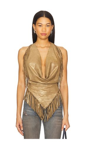 OBERTEIL SHIMMERY FRINGE HALTER in . Größe M. Also in S - Understated Leather - Modalova