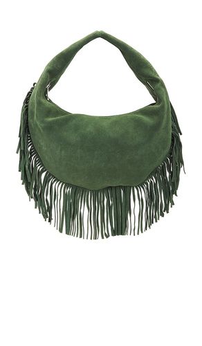 Fringed Hobo Bag in Green - Understated Leather - Modalova