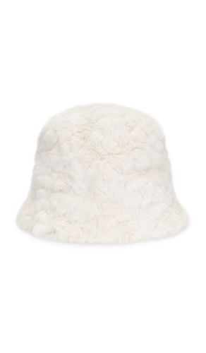 Yeoman Bucket Hat in Ivory - Unreal Fur - Modalova