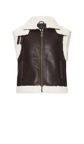 Leather Master Control Vest in Brown. - size L (also in M, XL/1X) - Unreal Fur - Modalova