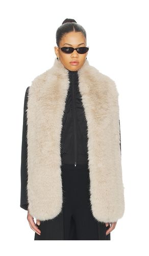 Unreal Fur West End Scarf in Tan - Unreal Fur - Modalova